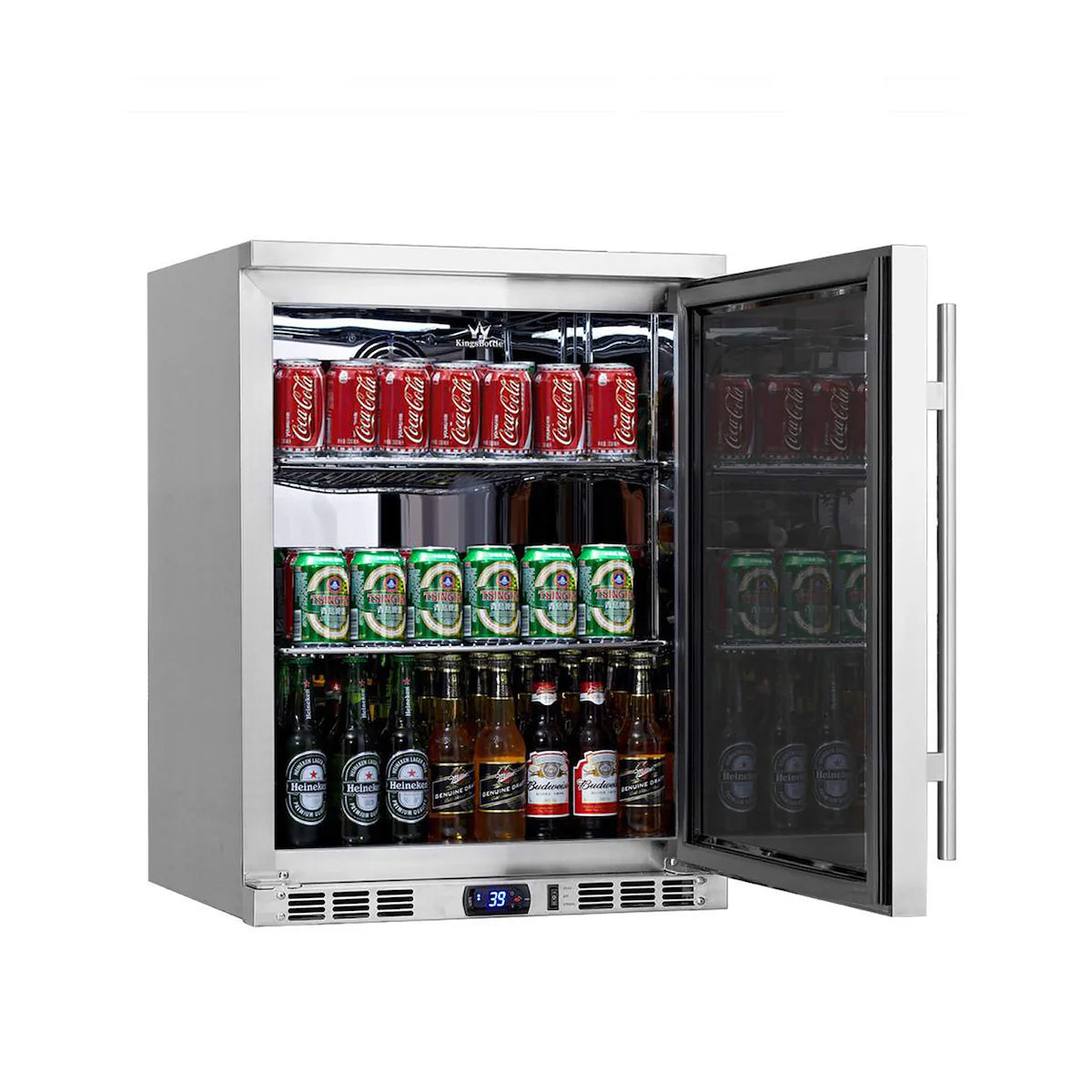 24" Wide  Built-in/Freestanding Outdoor Beer Fridge Cooler Stainless Steel (KBU55ASD)