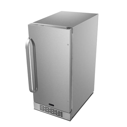 15″ Wide Built-In Energy Star 3.0 cu. ft. Indoor/Outdoor Beverage Refrigerator Cooler Weather Proof in Stainless Steel (BOR-326FS)