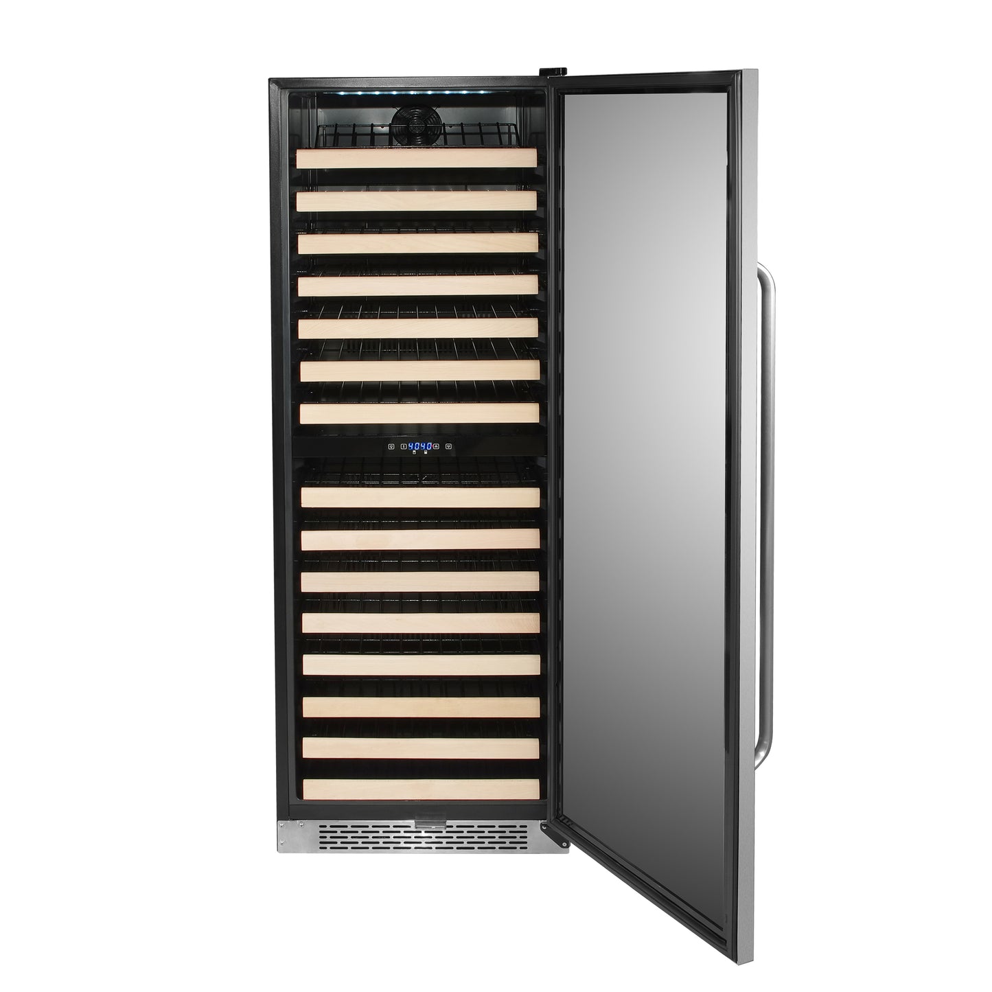 24″ Wide 164 Bottle Large Capacity Built-in Dual Zone Wine Refrigerator (BWR-1642DZ)