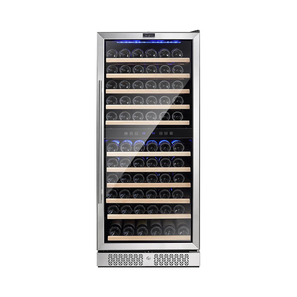 Empava 55" Tall Dual Zone Built-in/Freestanding  100 Bottle Wine Fridge (EMPV-WC06D)