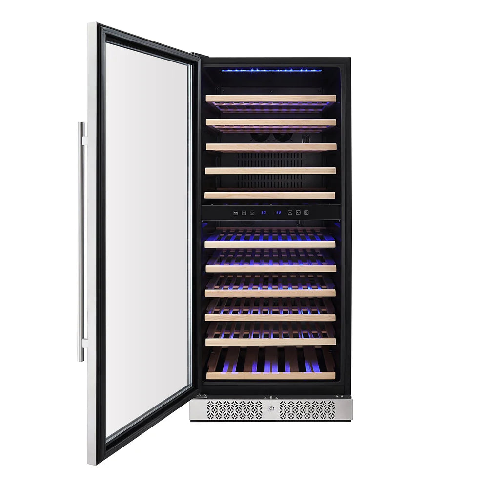 Empava 55" Tall Dual Zone Built-in/Freestanding  100 Bottle Wine Fridge (EMPV-WC06D)