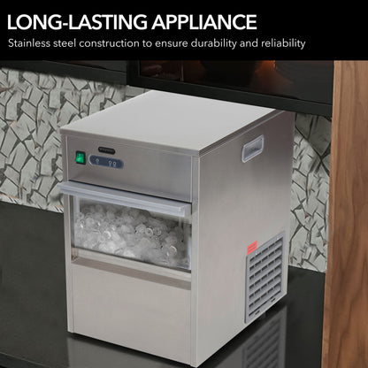 15" Wide 44 lbs. Capacity Portable Freestanding Ice Maker (FIM-450HS)