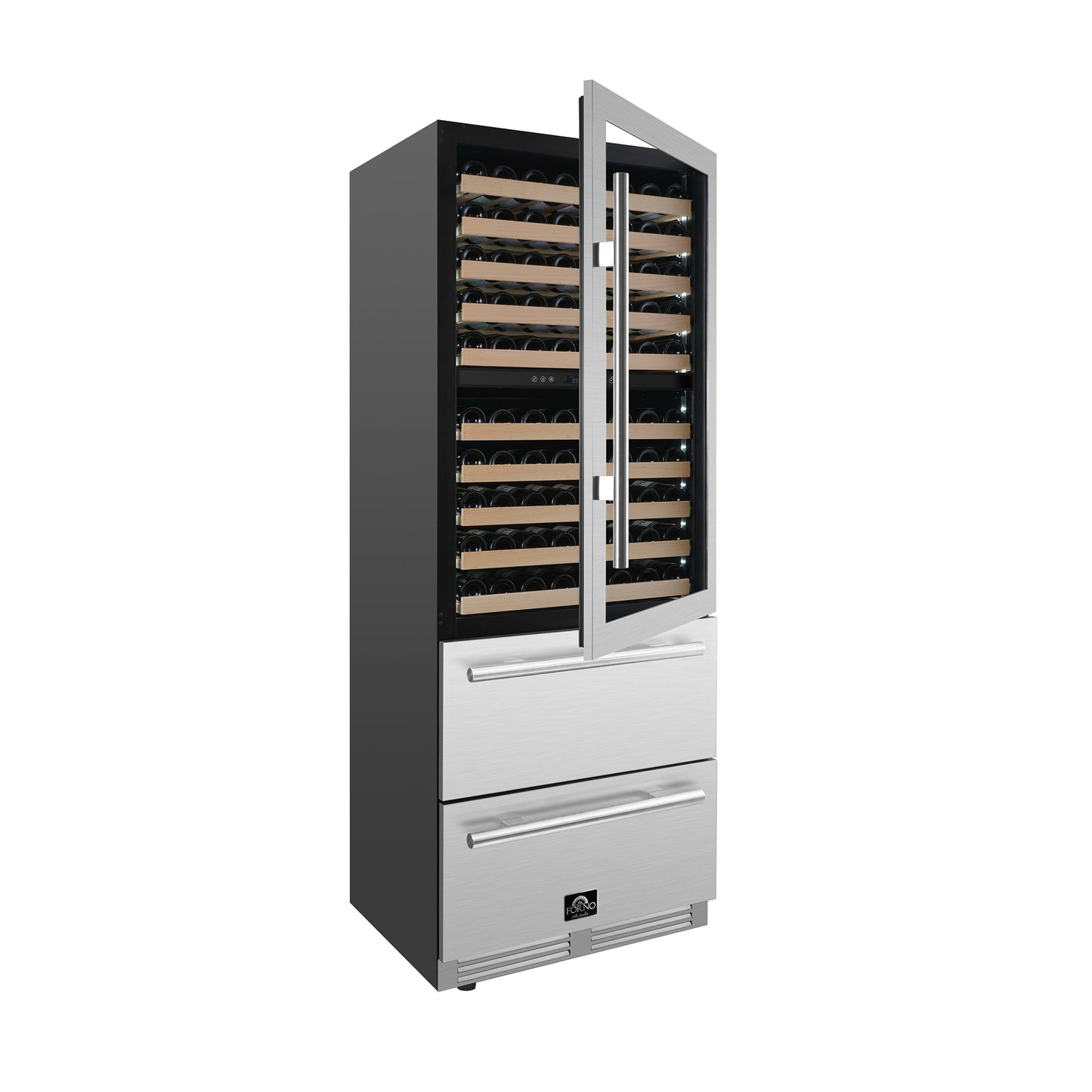 30" With Built-In Dual Zone Wine Cellar & Beverage Cooler (FWCDR6697-30S)