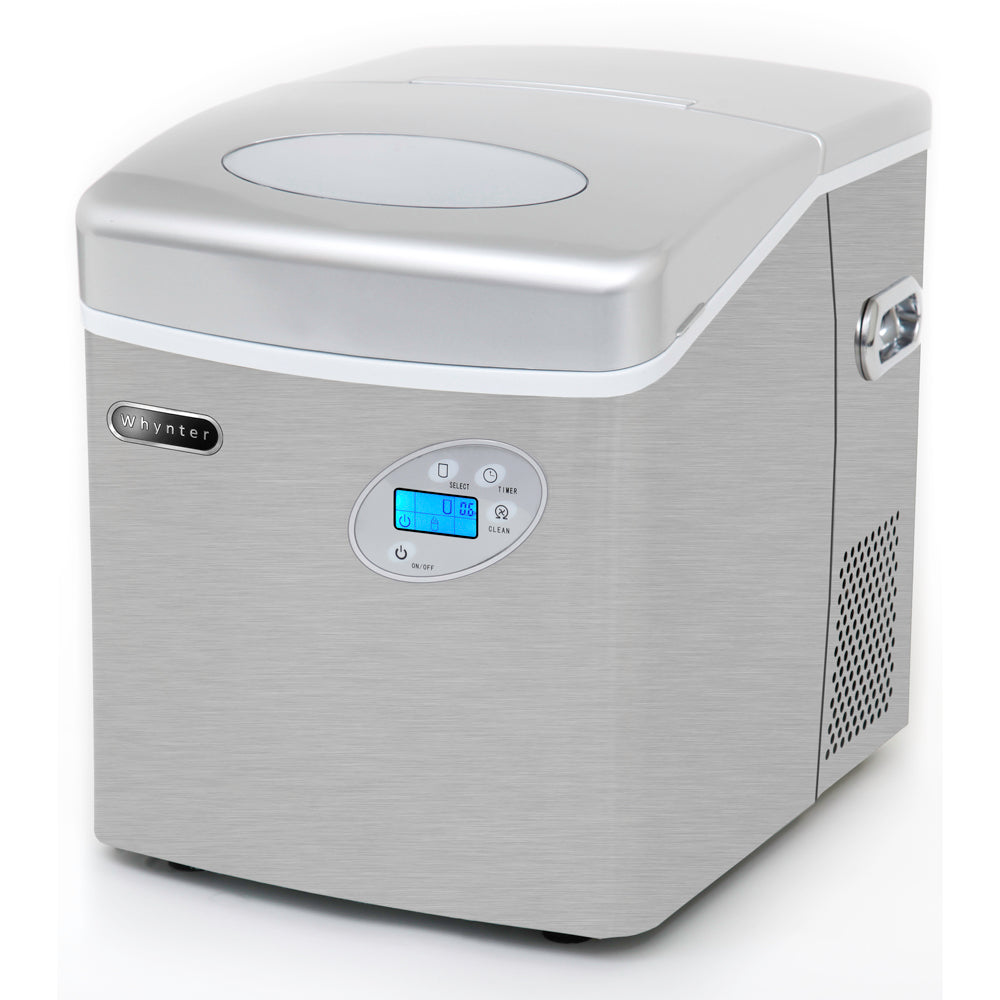 49 lb. capacity Portable Table Top Ice Maker – Stainless Steel (IMC-490SS)