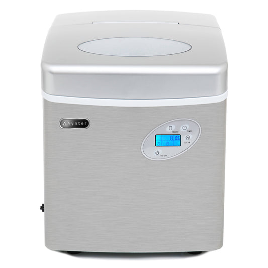 49 lb. capacity Portable Table Top Ice Maker – Stainless Steel (IMC-490SS)