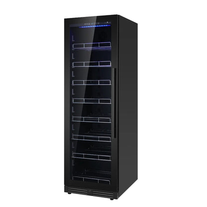 24" Wide Built-in/Freestanding Large Beverage Refrigerator With Low-E Glass Door (KBU425BX)