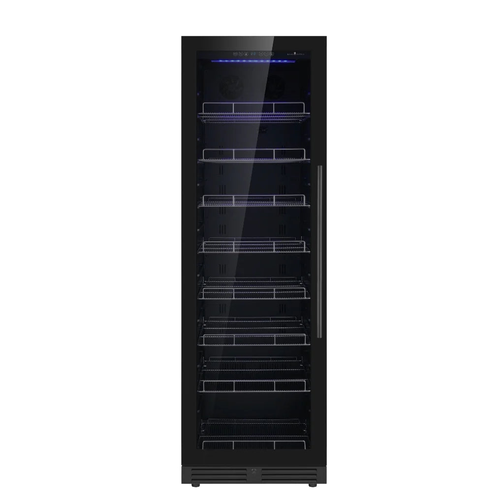 24" Wide Built-in/Freestanding Large Beverage Refrigerator With Low-E Glass Door (KBU425BX)