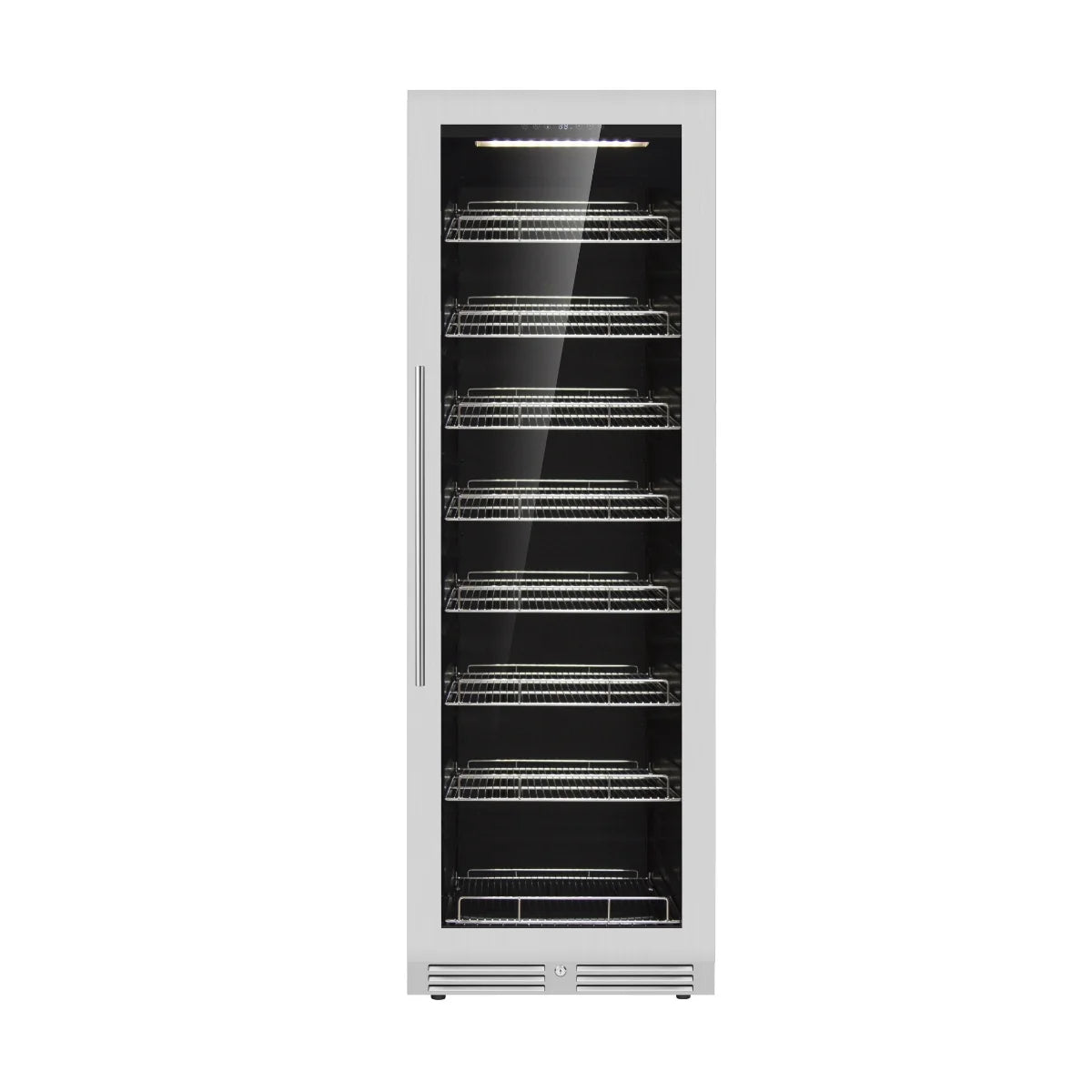 24" Wide Built-in/Freestanding Large Beverage Refrigerator With Low-E Glass Door (KBU425BX)