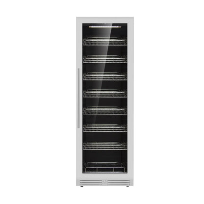 24" Wide Built-in/Freestanding Large Beverage Refrigerator With Low-E Glass Door (KBU425BX)