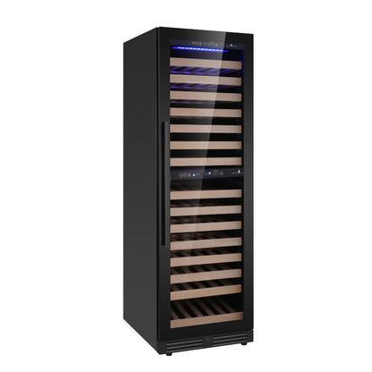 24" Wide Built-in/Freestanding Upright Single Zone Large Wine Cooler with Low E-Glass Door (KBU425WX)