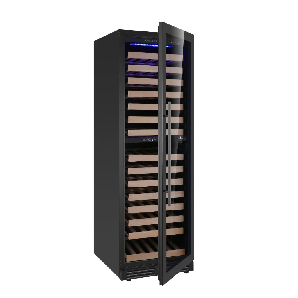 24" Wide Built-in/Freestanding Upright Low-E Glass Door Dual Zone Large Wine Cooler (KBU425DX)