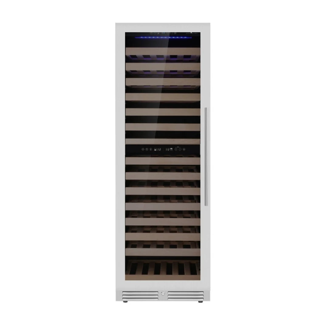 24" Wide Built-in/Freestanding Upright Single Zone Large Wine Cooler with Low E-Glass Door (KBU425WX)