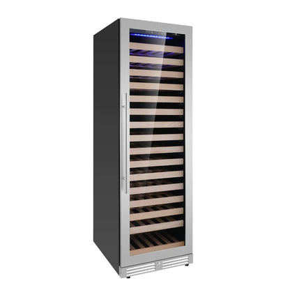 24" Wide Built-in/Freestanding Upright Single Zone Large Wine Cooler with Low E-Glass Door (KBU425WX)