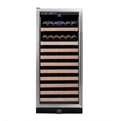 24" Wide 100 Bottle Kitchen Wine Refrigerator Freestanding (KBU100WX)