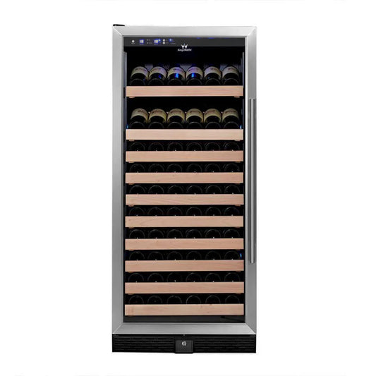 24" Wide 100 Bottle Kitchen Wine Refrigerator Freestanding (KBU100WX)