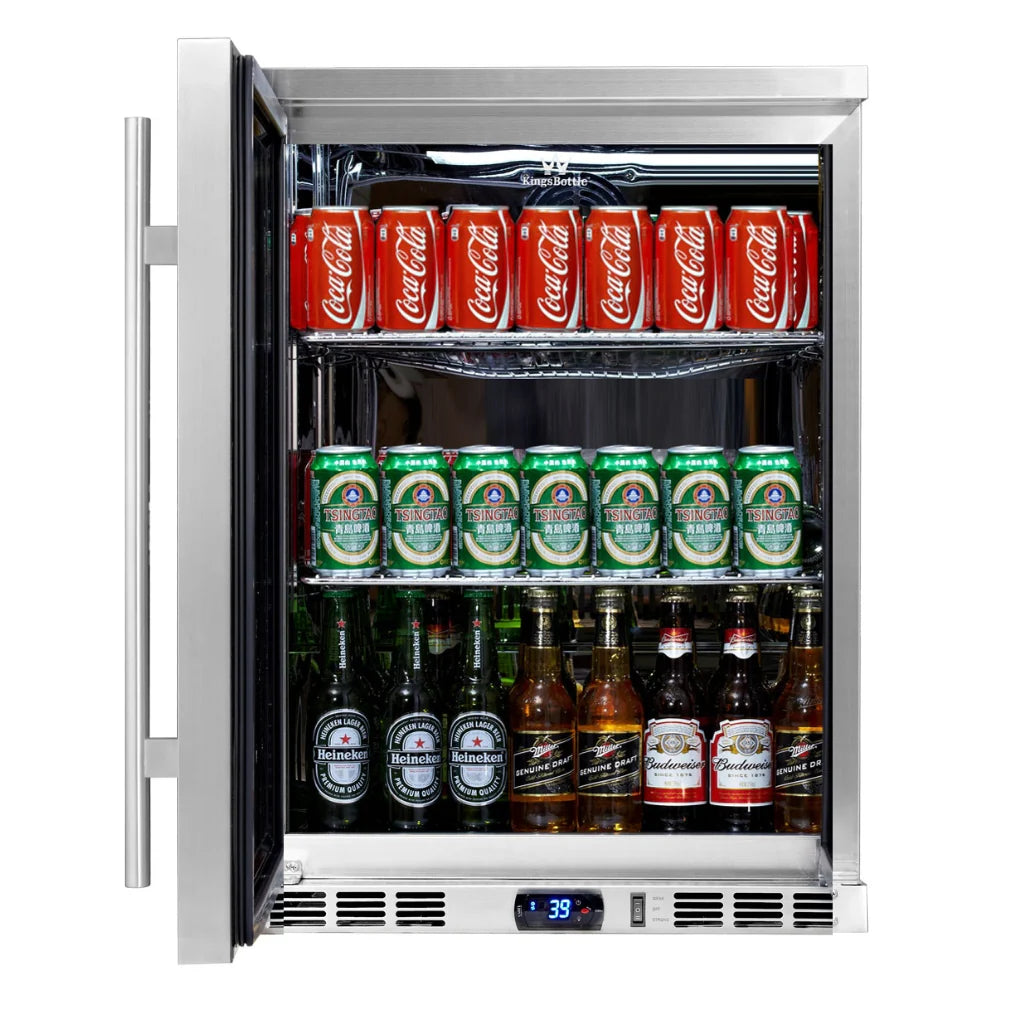 24" Wide  Built-in/Freestanding Outdoor Beer Fridge Cooler Stainless Steel (KBU55ASD)