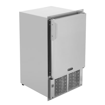 23lb Capacity 14” Wide Undercounter Automatic Stainless Steel Marine Ice Maker (MIM-14231SS)